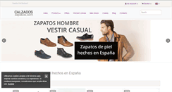 Desktop Screenshot of calzadoszapatos.com